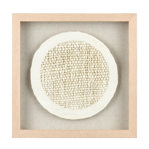 Simple Weave Wall Art in Cream (45|H0036-8214)