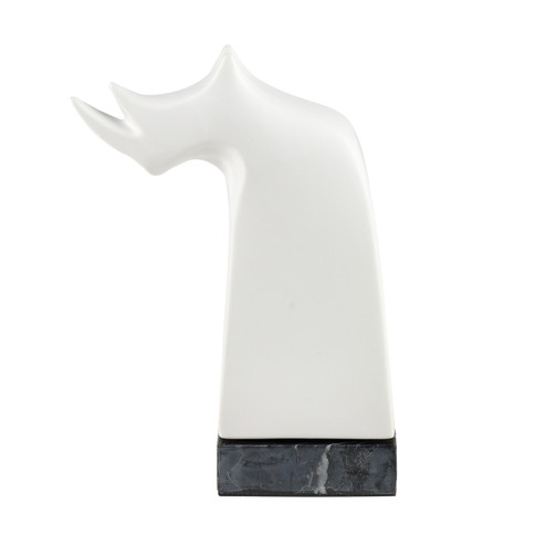 Serengeti Sculpture in Matte White (45|H0017-9156)