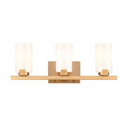 Dressler Three Light Vanity in Brushed Gold (45|EC89924/3)