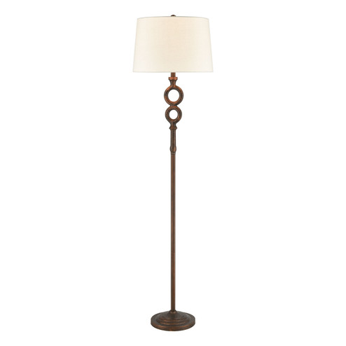 Hammered Home One Light Floor Lamp in Bronze (45|D4604)