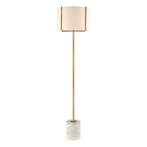 Trussed One Light Floor Lamp in White (45|D4550)