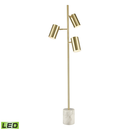 Dien LED Floor Lamp in Honey Brass (45|D4533)