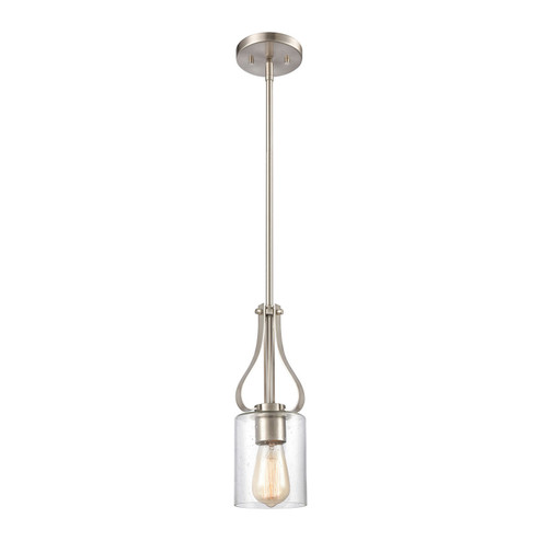 Market Square One Light Mini Pendant in Brushed Nickel (45|CN300152)