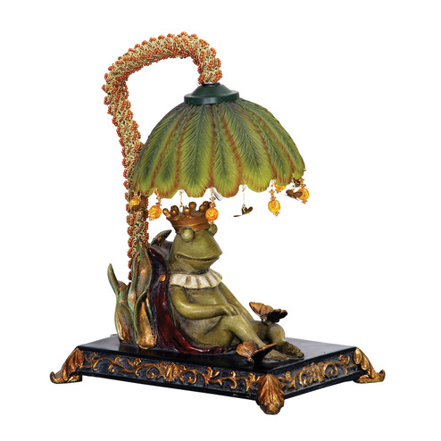 Sleeping King Frog One Light Table Lamp in Multicolor (45|91-740)
