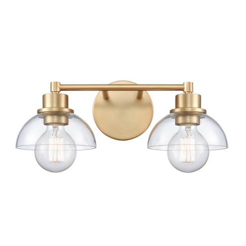 Julian Two Light Vanity in Brushed Gold (45|89911/2)