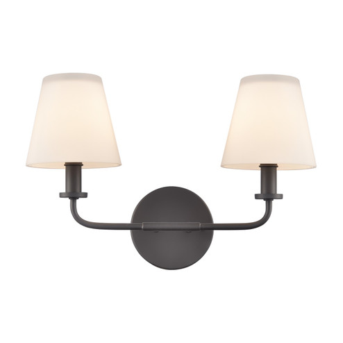 Hoyle Two Light Vanity in Matte Black (45|89781/2)