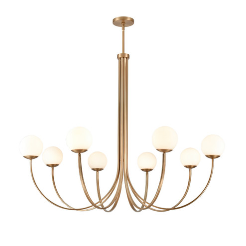 Caroline Eight Light Chandelier in Brushed Gold (45|89679/8)