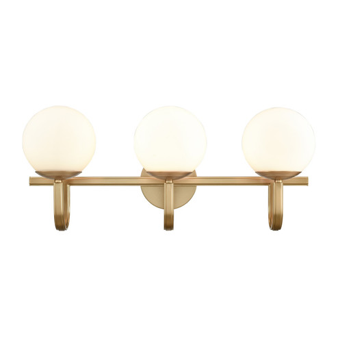 Caroline Three Light Vanity in Brushed Gold (45|89672/3)