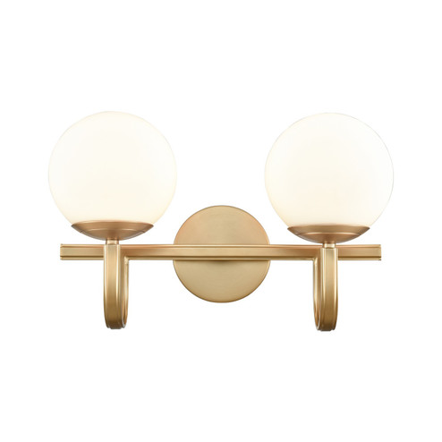 Caroline Two Light Vanity in Brushed Gold (45|89671/2)