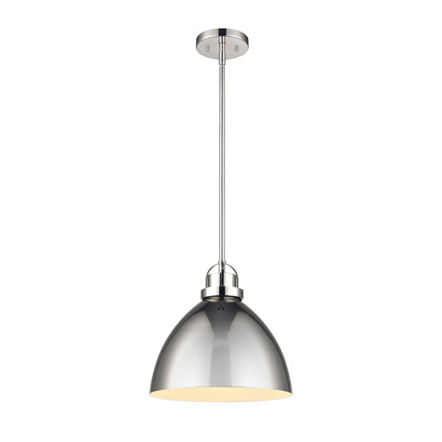 Somerville One Light Pendant in Polished Nickel (45|89660/1)