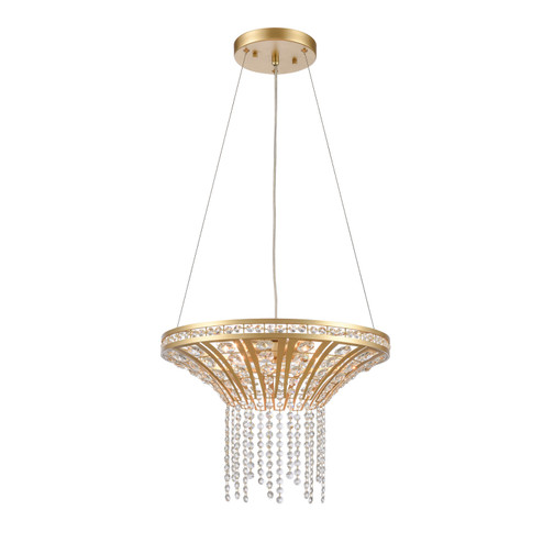 Fantania Four Light Chandelier in Champagne Gold (45|82227/4)