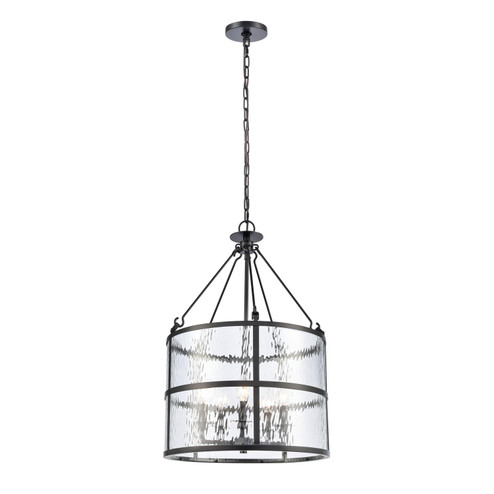 Solace Five Light Pendant in Matte Black (45|82076/5)