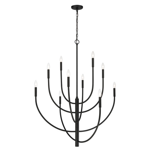 Continuance Ten Light Chandelier in Charcoal (45|82029/10)