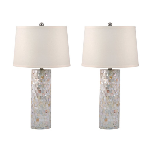 Mother of Pearl Two Light Table Lamp (Set of 2) in Natural (45|812/S2)