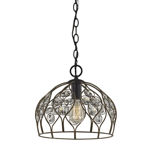 Crystal Web One Light Mini Pendant in Gold (45|81106/1-LA)