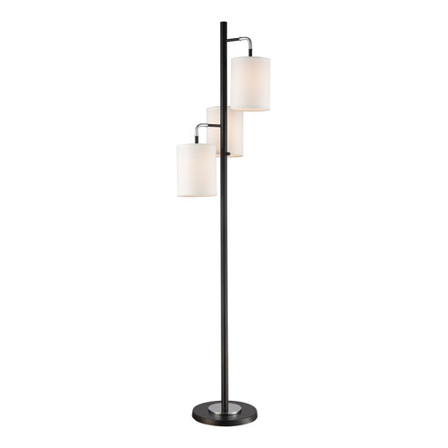 Uprising Three Light Floor Lamp in Black (45|77101)