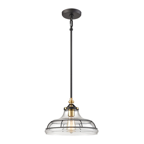 Dunkirk One Light Pendant in Matte Black (45|69234/1)