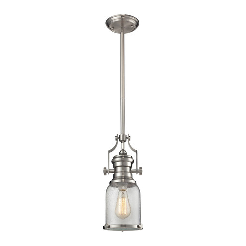 Chadwick One Light Mini Pendant in Satin Nickel (45|67742-1)