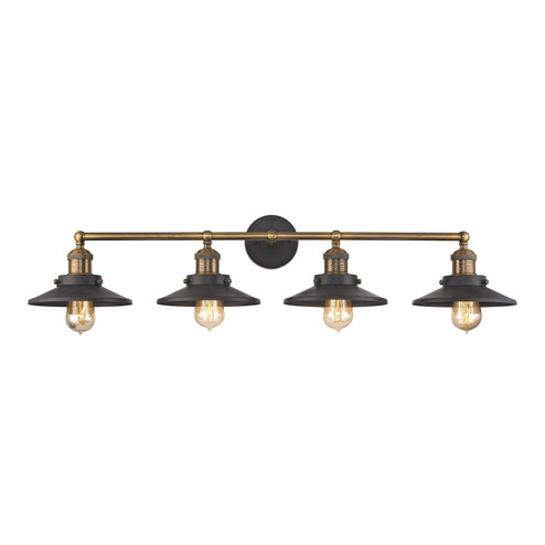 English Pub Four Light Vanity in Antique Brass (45|67183/4)