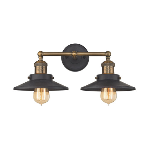 English Pub Two Light Vanity in Antique Brass (45|67181/2)