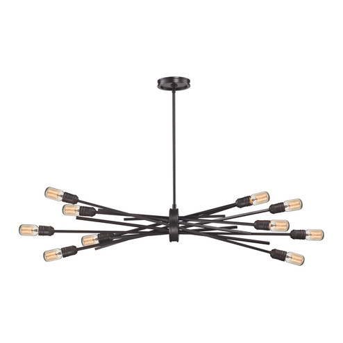 Xenia Ten Light Chandelier in Oil Rubbed Bronze (45|66912/10)