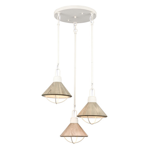 Cape May Three Light Pendant in White Coral (45|63158/3)