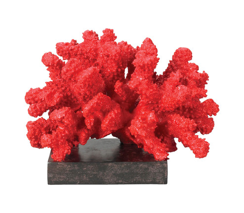 A-Fire Island Decorative Object in Red (45|60-1540)