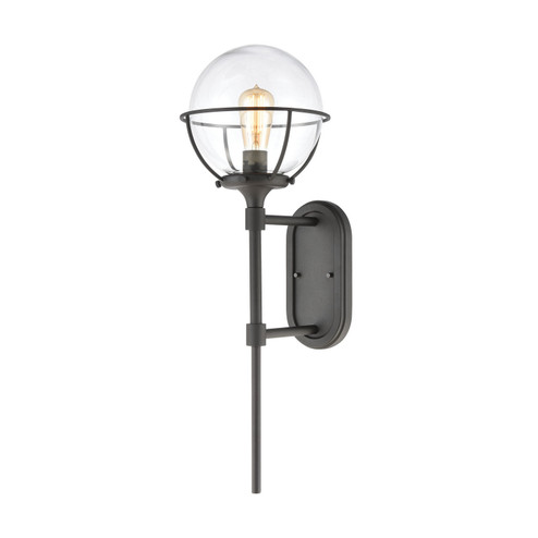 Girard One Light Outdoor Wall Sconce in Charcoal (45|57291/1)