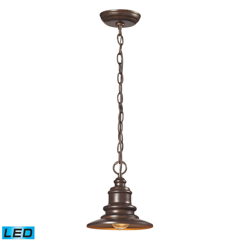 Marina LED Outdoor Pendant in Hazelnut Bronze (45|47011/1-LED)