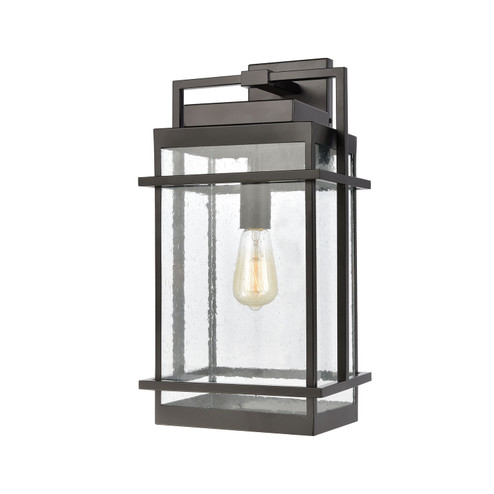 Breckenridge One Light Outdoor Wall Sconce in Matte Black (45|46762/1)