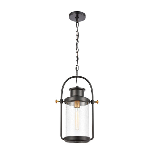 Wexford One Light Outdoor Pendant in Matte Black (45|46672/1)
