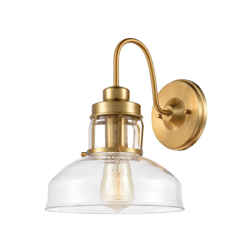 Manhattan Boutique One Light Wall Sconce in Brushed Brass (45|46570/1)