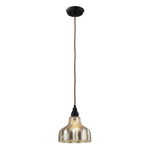 Danica One Light Mini Pendant in Oiled Bronze (45|46008/1)