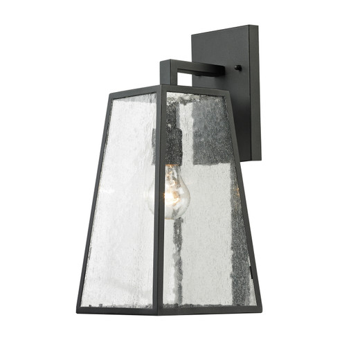 Meditterano One Light Outdoor Wall Sconce in Matte Black (45|45091/1)
