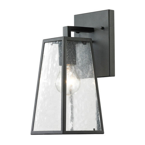 Meditterano One Light Outdoor Wall Sconce in Matte Black (45|45090/1)