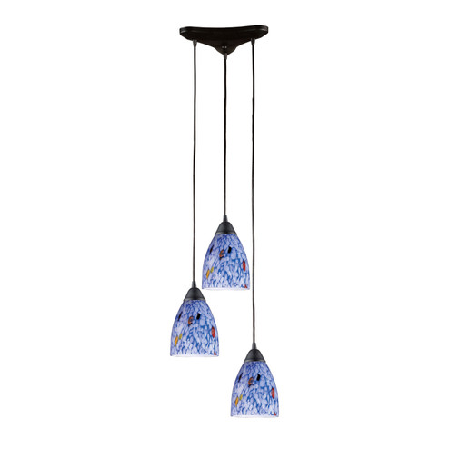 Classico Three Light Pendant in Dark Rust (45|406-3BL)