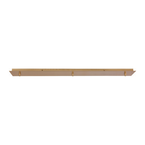 Pendant Options Three Hole Linear Pan for Pendants in Satin Brass (45|3LP-SB)