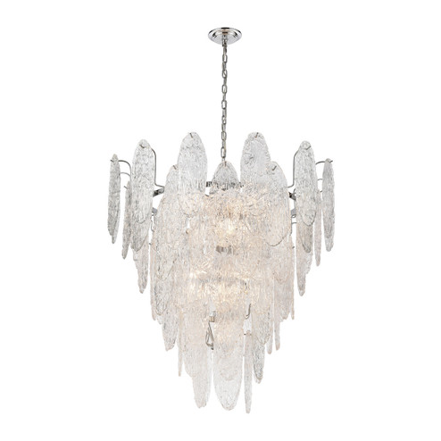 Frozen Cascade 13 Light Chandelier in Polished Chrome (45|32446/13)