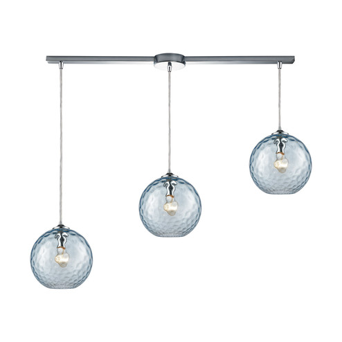 Watersphere Three Light Pendant in Polished Chrome (45|31380/3L-AQ)