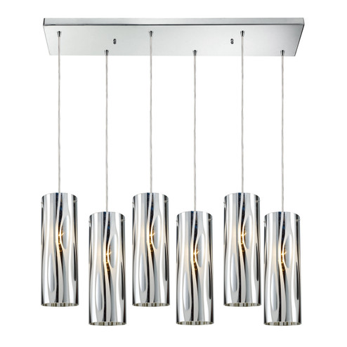 Chromia Six Light Pendant in Polished Chrome (45|31078/6RC)