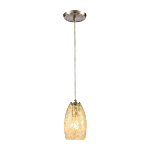 Golden Pasture One Light Mini Pendant in Satin Nickel (45|30220/1)