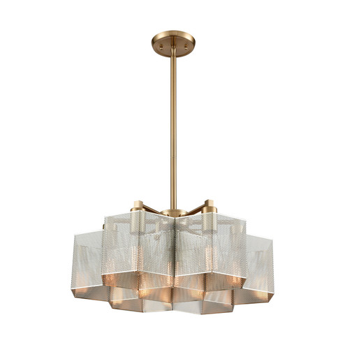 Compartir Seven Light Chandelier in Polished Nickel (45|21113/7)