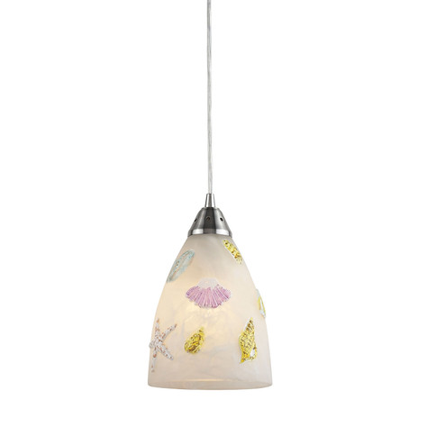 Seashore One Light Mini Pendant in Satin Nickel (45|20000/1)