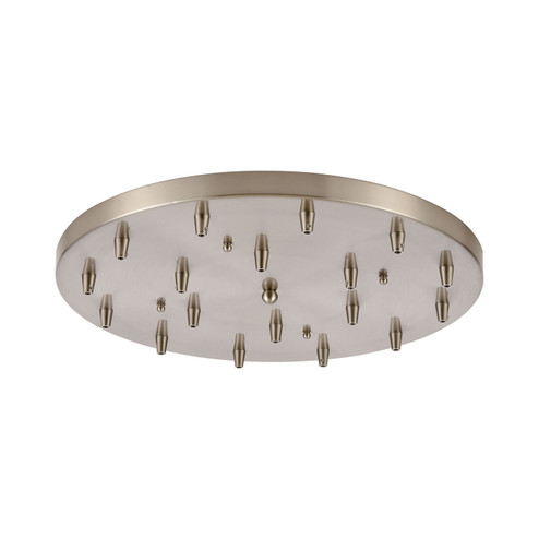 Pendant Options Pan Only, 18-Light Round in Satin Nickel (45|18R-SN)