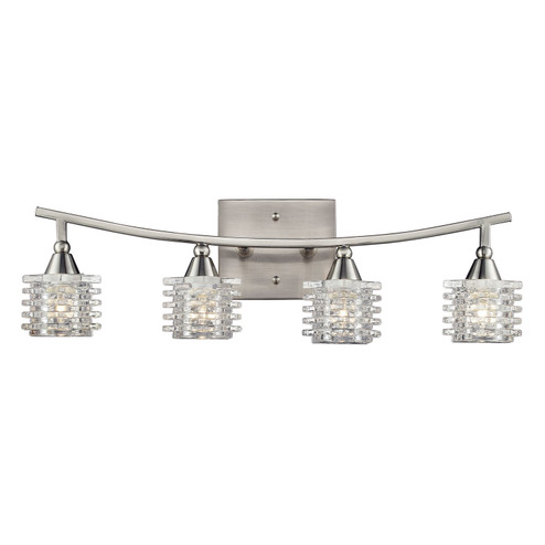 Matrix Four Light Vanity in Satin Nickel (45|17132/4)