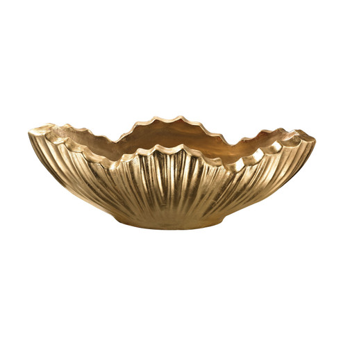 Poppy Centerpiece Bowl in Gold Leaf (45|166-015)