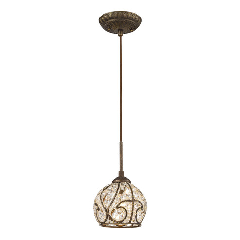 Elizabethan One Light Mini Pendant in Dark Bronze (45|15976/1)