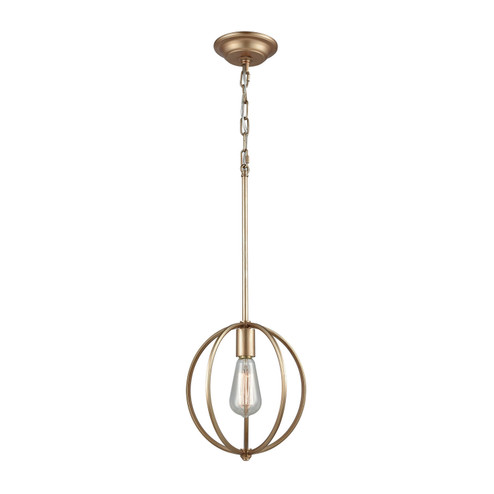 Stanton One Light Mini Pendant in Matte Gold (45|12845/1)