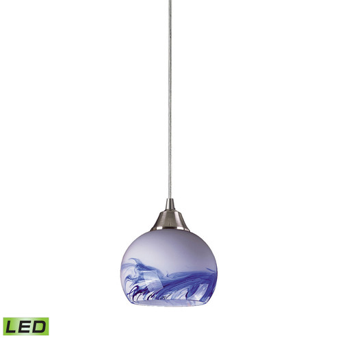 Mela LED Mini Pendant in Satin Nickel (45|101-1MT-LED)