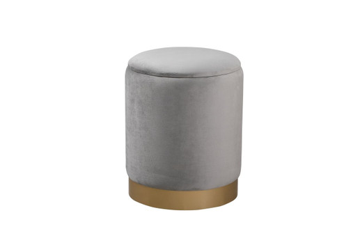 Ozman Ottoman in Gray (173|OT1015GY)